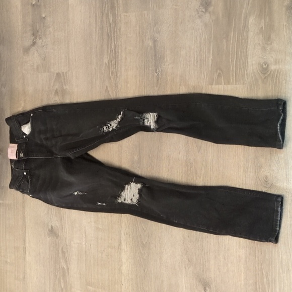 Revice black distressed skinny jeans size 25 - Picture 1 of 6